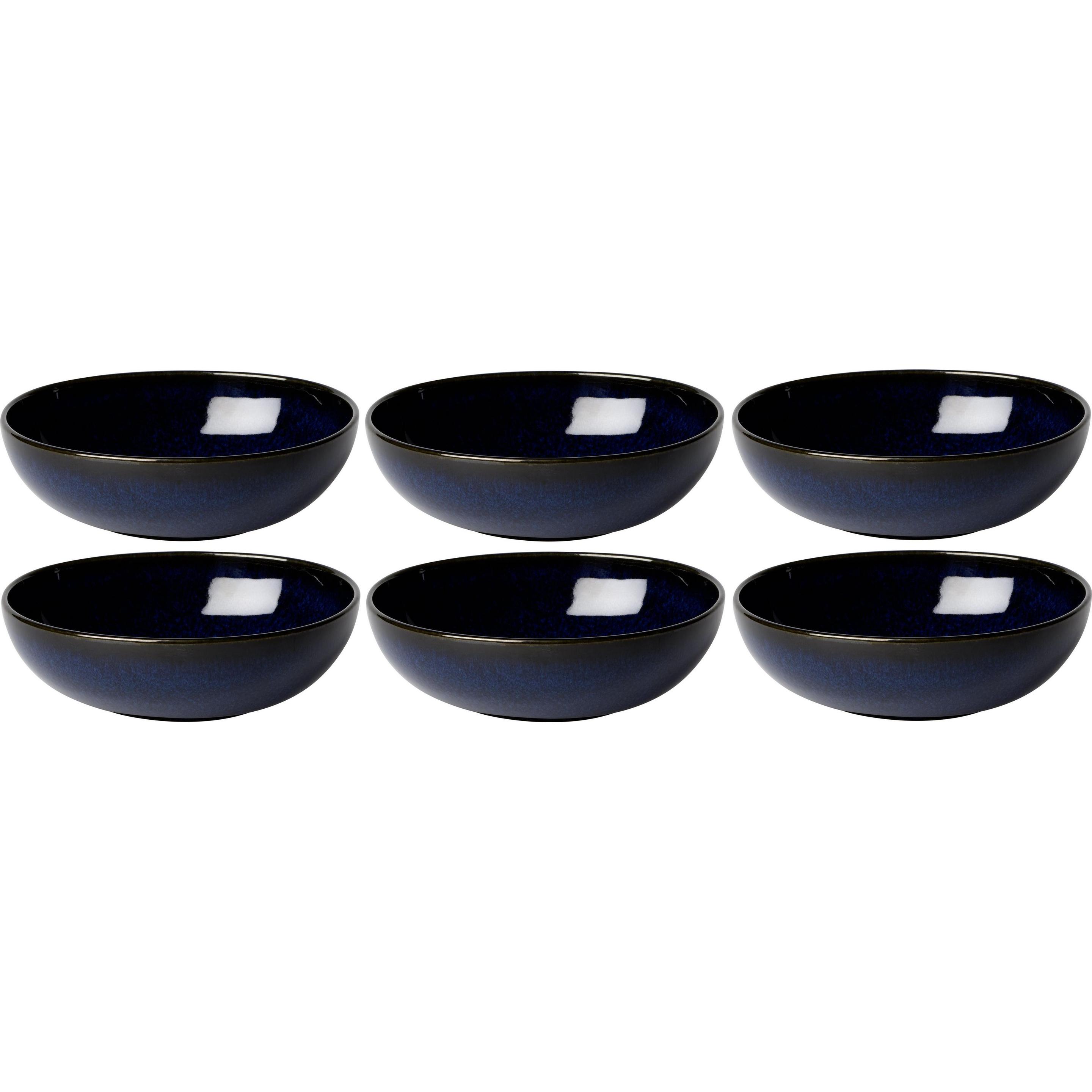 Villeroy & Boch Lave Schale blau 6er Set, Schüssel + Schale, Blau