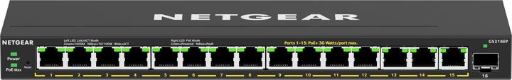 Actual product image Netgear PoE+ GS316EP-100PES (16 Ports)