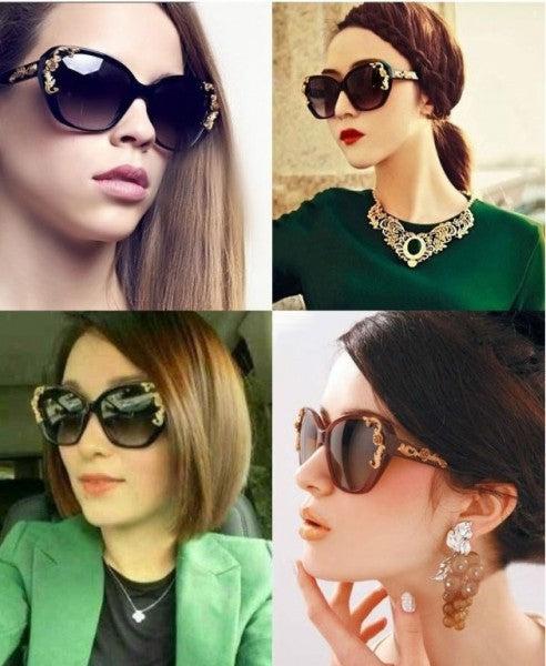 Image du produit Hermex Damen Elegante Sonnenbrille UV400 - Weiss HablTransparent