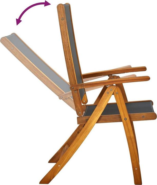 Actual product image vidaXL Garten-Essstuhl