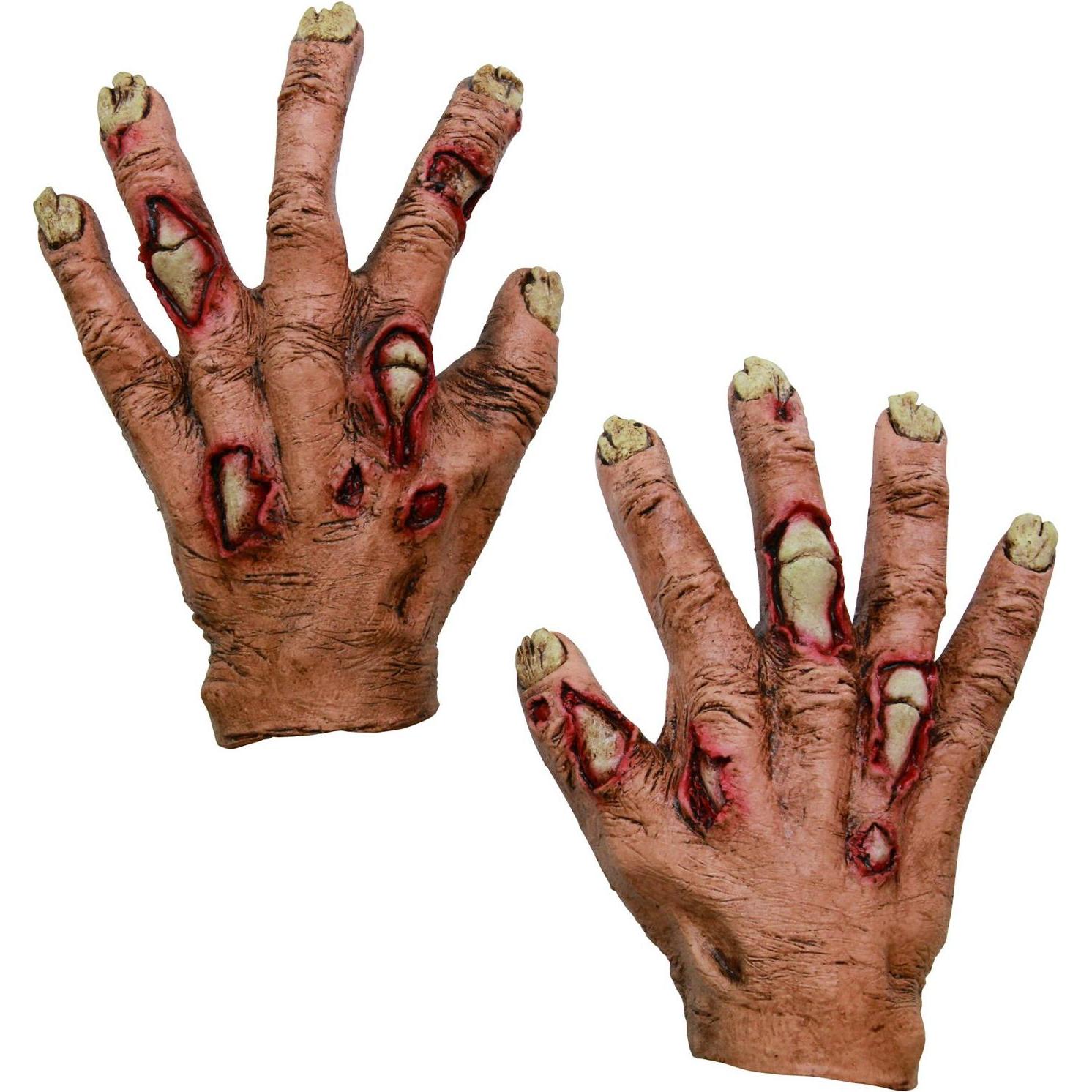 Ghoulish Zombiehände für Kinder rot
