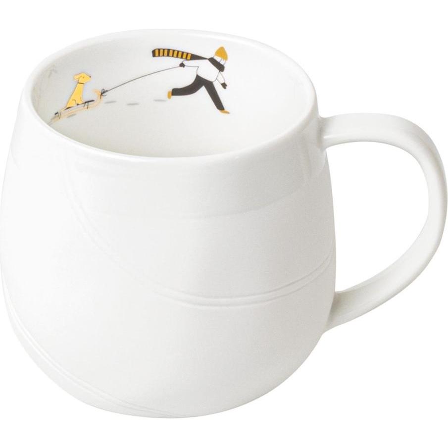 Räder Schneetag-Tasse, Hund, Tazza