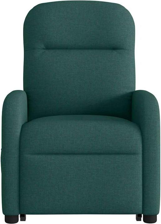 Immagine prodotto vidaXL Poltrona massaggiante con ausilio stand-up in tessuto verde scuro