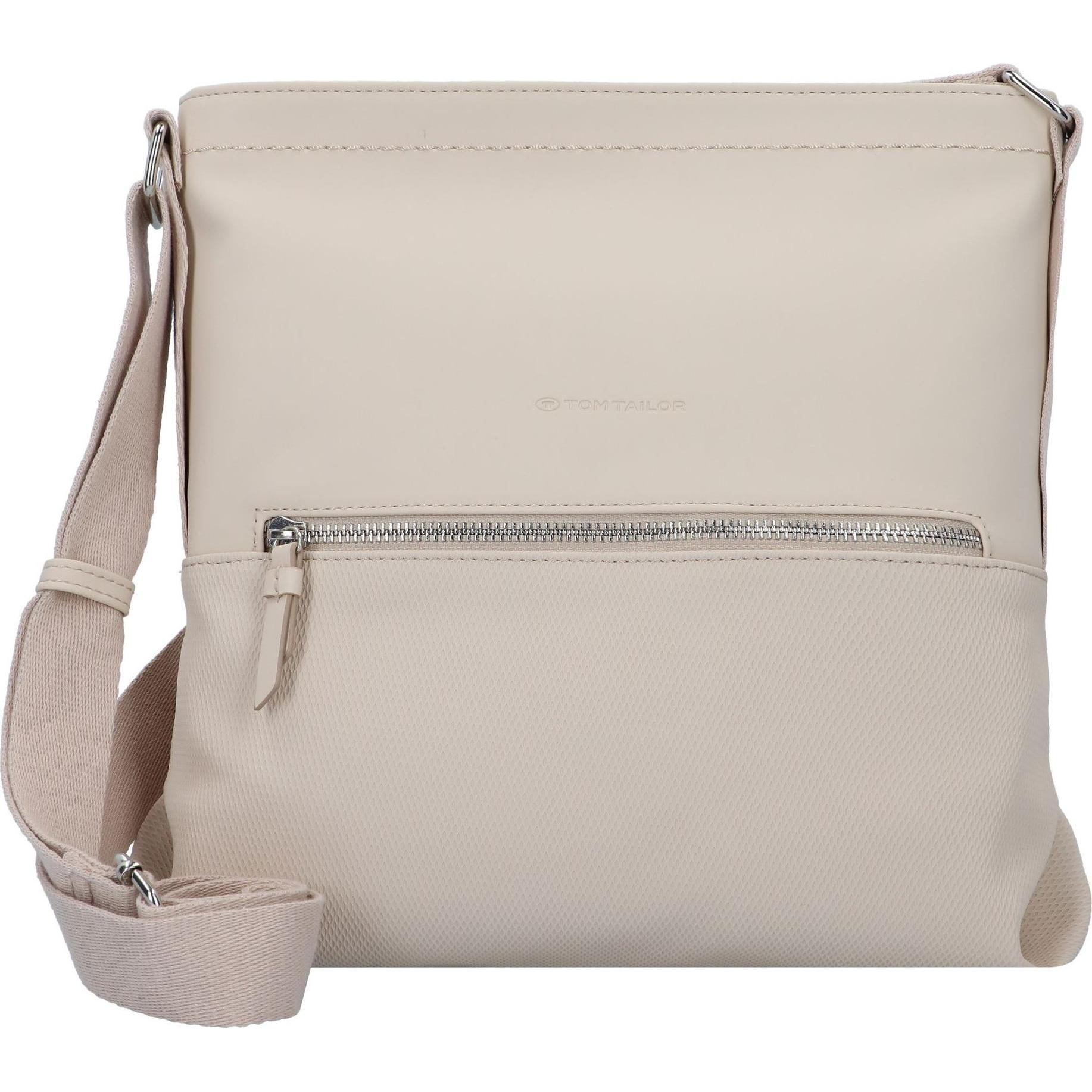 Tom Tailor, Handtasche, Erin Umhängetasche 30 cm, Weiss