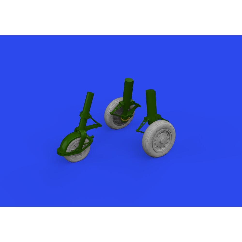 Eduard J-35 Draken wheels Type 2 1/48 HASEGAWA