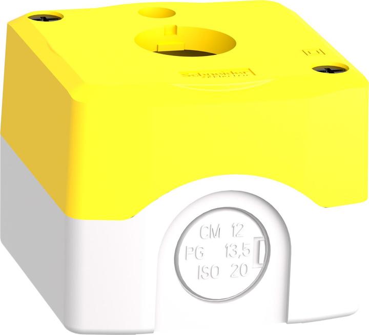 Produktbild Schneider Electric Leergehäuse, gelb, 1 Stelle, für XALKW01