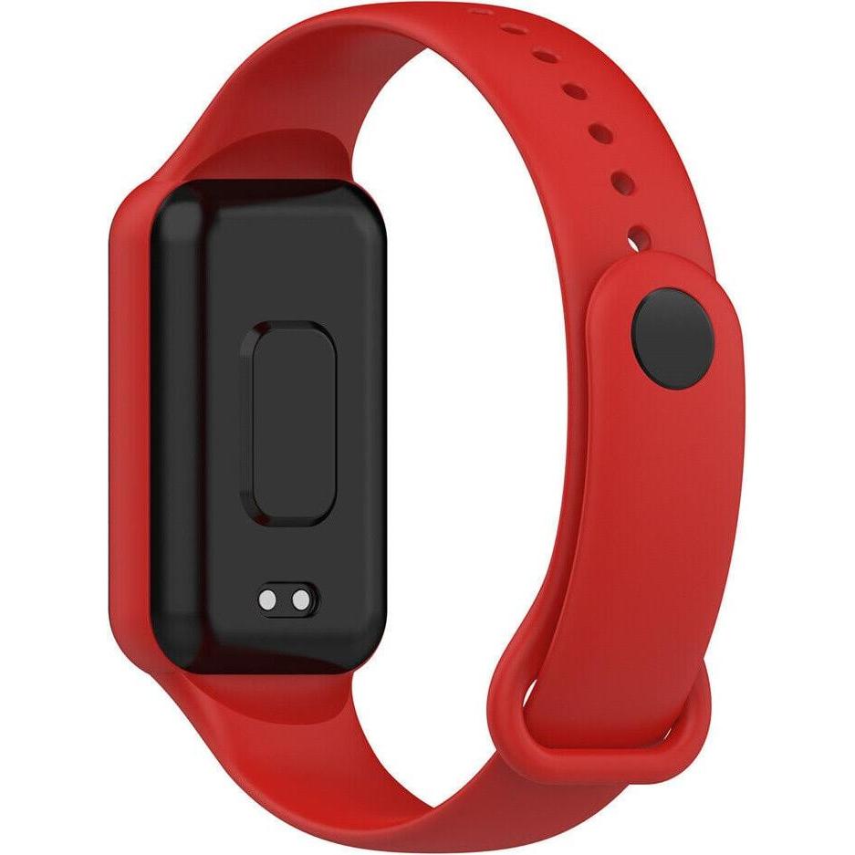Thumbnail - Strap-it Silikonarmband (Silikon, Band 7), Uhrenarmband, Rot