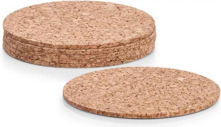 Zeller Present Dessous de verre en liège (6 x, Dessous de verre)
