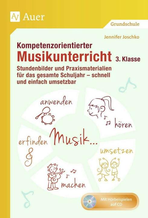 Produktbild Kompetenzorientierter Musikunterricht 3. Klasse (Deutsch, Jennifer Joschko, 2021)