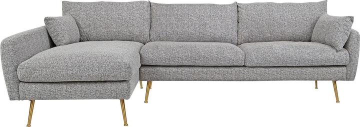 Produktbild HTI-Living Ecksofa Antonius Webstoff Grau links (Ecksofa)