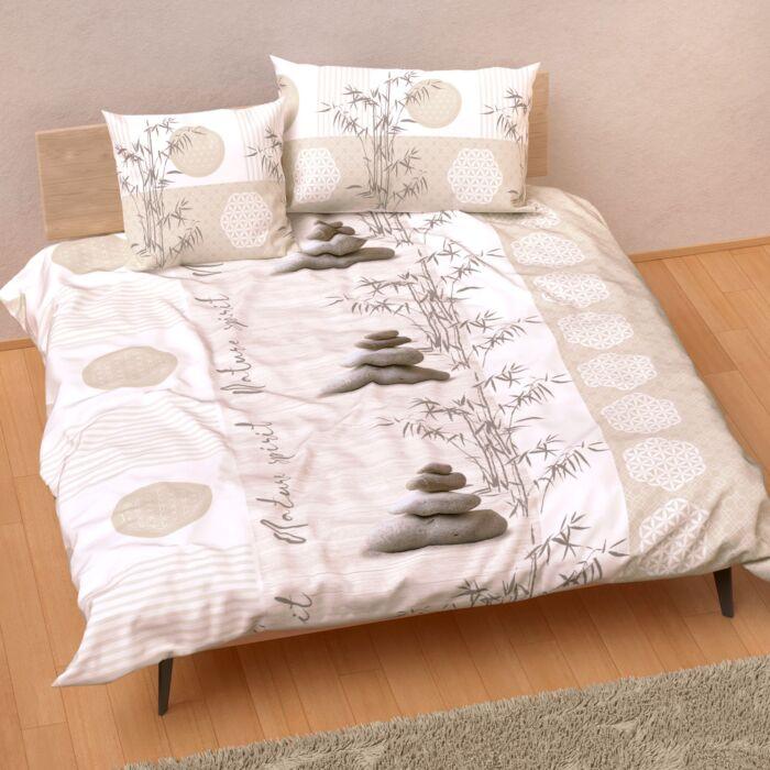 Produktbild Lotus Bettwaren Bettwäsche Bambus Nature spirit (Duvetbezug, 240 x 240 cm)