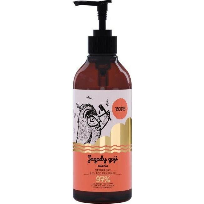 Yope, Duschmittel, Natural Gel Under The Shower Berries Goji And Cherry 400Ml (400 ml)