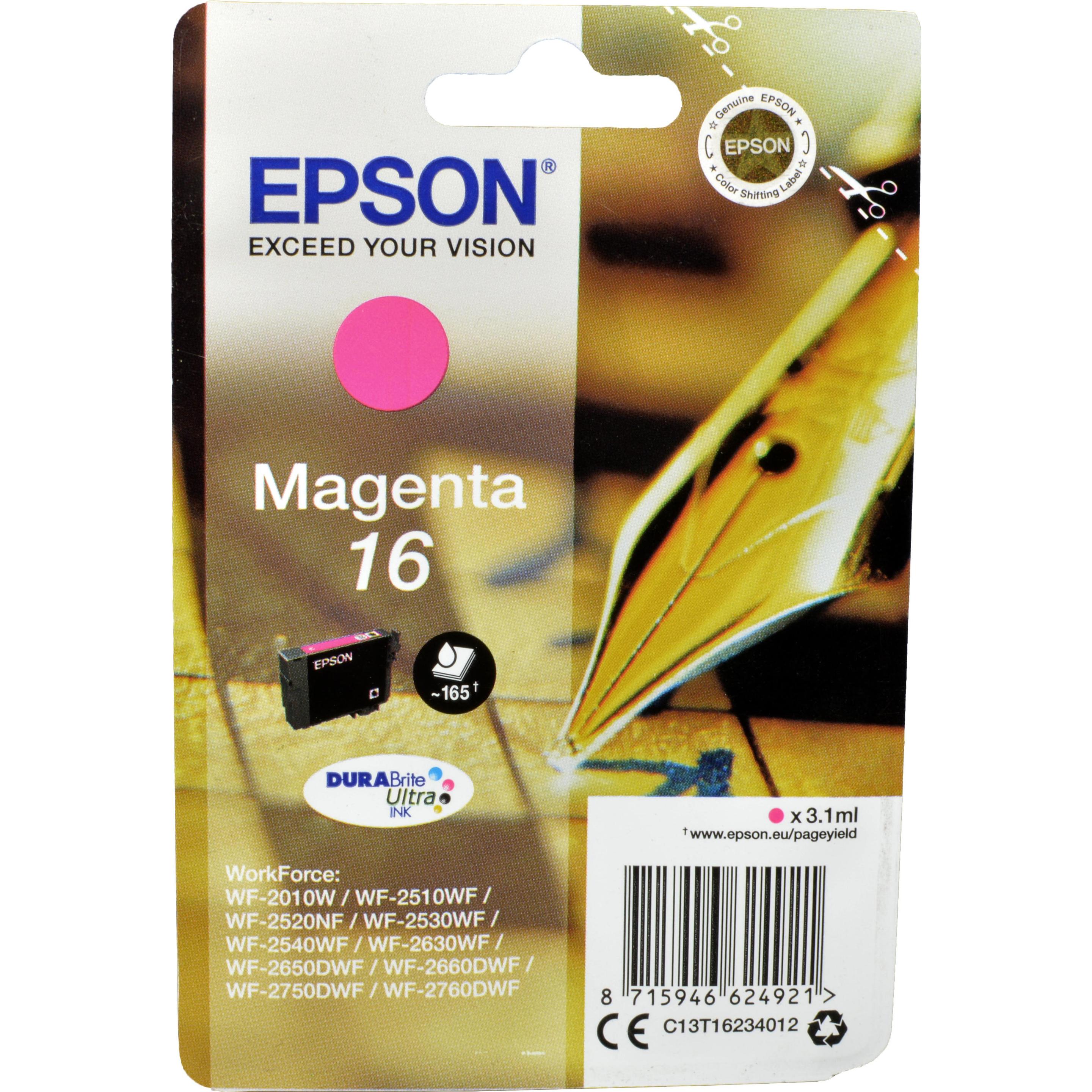 Epson, Druckerpatrone, 16 DuraBrite Ultra (M)
