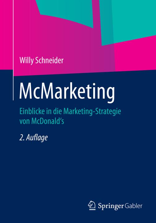 Produktbild McMarketing (Deutsch, Willy Schneider, 2015)