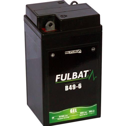 Fulbat, Fahrzeugbatterie, Motorradbatterie Gel B49/6 (3MO1) 6V 10Ah (6 V, 10 Ah)