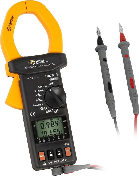 Produktbild PCE Instruments Leistungsmesser (CAT III 600V)