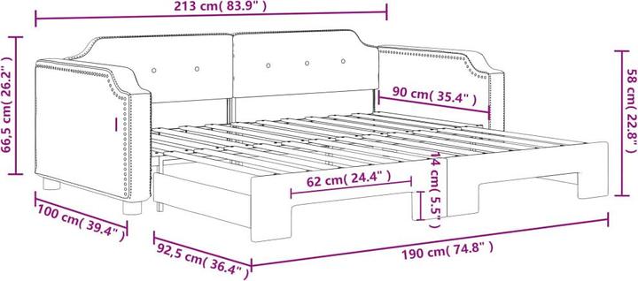 Actual product image vidaXL Emely