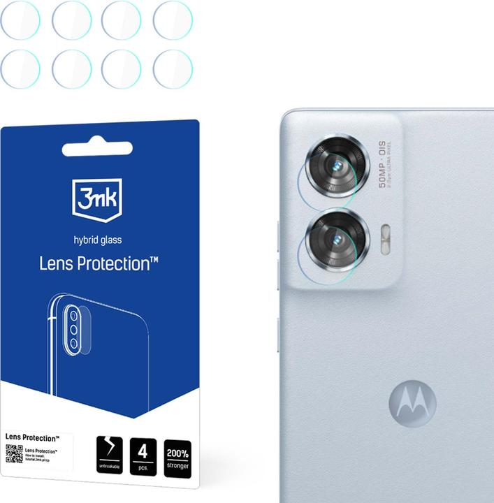 Immagine prodotto 3MK Lens Protect Motorola Edge 50 Fusion Ochrona na obiektyw aparatu 4szt (4 pz., Motorola Edge 50 Fusion)