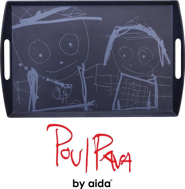 Produktbild Aida Serviertablett, schwarz, eckig