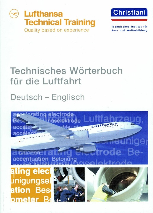 Produktbild Technisches Wörterbuch für die Luftfahrt (Deutsch, TechnicalTraining, 2016)