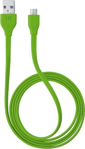 Actual product image Trust Flat Micro-Usb Cable 1m Green (1 m, USB 2.0)