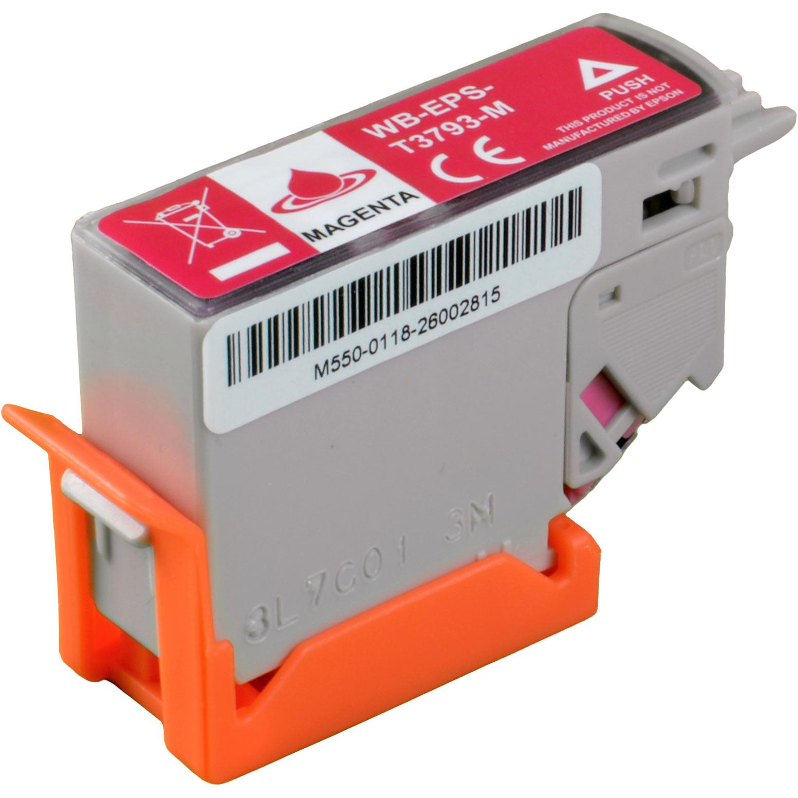 Ampertec, Druckerpatrone, Tinte ersetzt Epson C13T37934010 378XL magenta (M)
