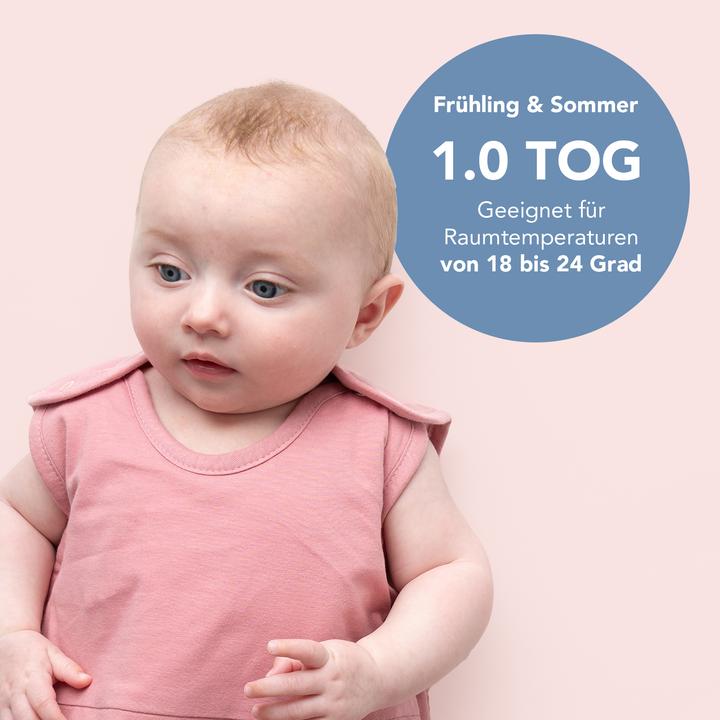 Image du produit Schlummersack Gigoteuse bébé été & mi-saison - unie - TOG 1 (70 cm, 1.0 TOG, Automne, Printemps)