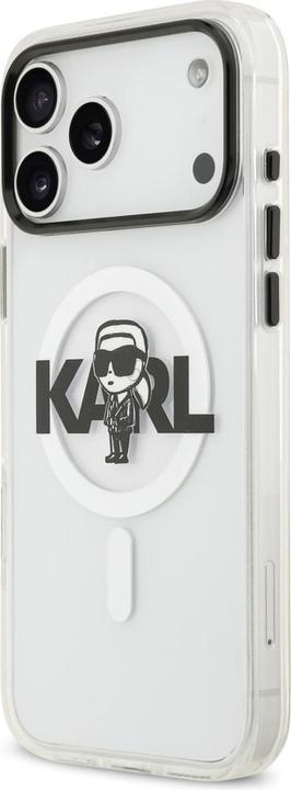 Image du produit Karl Lagerfeld - IML MagSafe Sketch Logo (KLHMP17XHGKIGKBT) - iPhone 17 Pro Max - Transparent Karl (Apple iPhone 17 Pro Max)