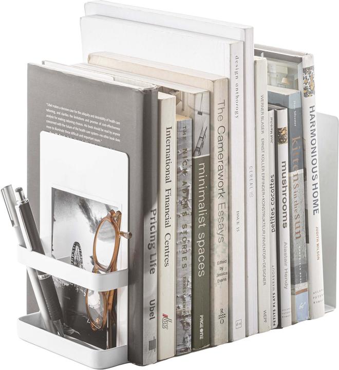 Actual product image Yamazaki Bookends (set of 2) TOWER (15 x 12 x 18 cm)
