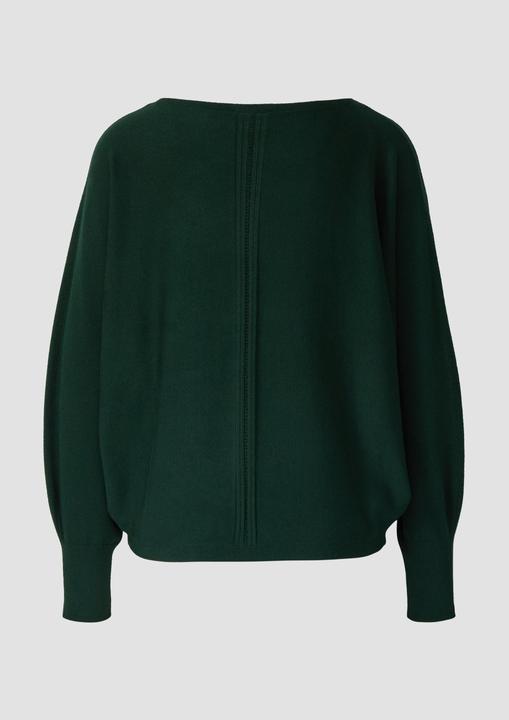 Produktbild s.Oliver Strickpullover Feinstrick-Pullover im Relaxed Fit mit Ajour-Details (46)