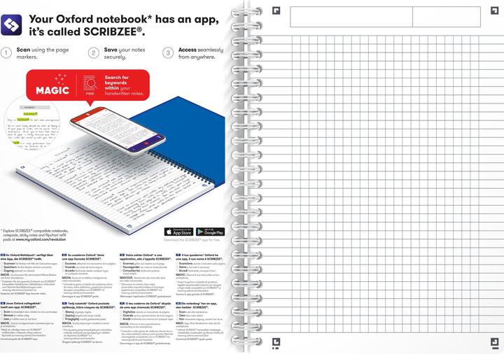 Produktbild Oxford Spiralbuch MyColours (A5, Kariert, Weicher Einband)
