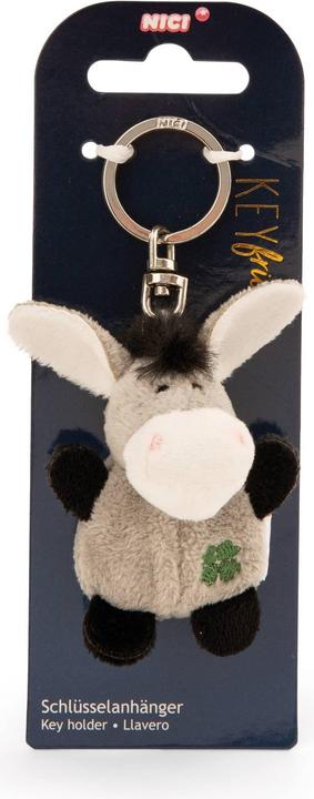 Actual product image Magni NICI Schlüsselanhänger Esel mit Kleeblatt 5cm