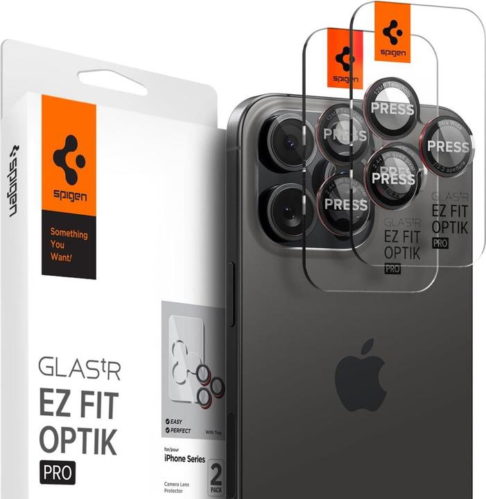 Spigen AGL05217 (2 Stk., Apple iPhone 14 Pro, Apple iPhone 14 Pro Max, Apple iPhone 15 Pro, Apple iPhone 15 Pro Max)