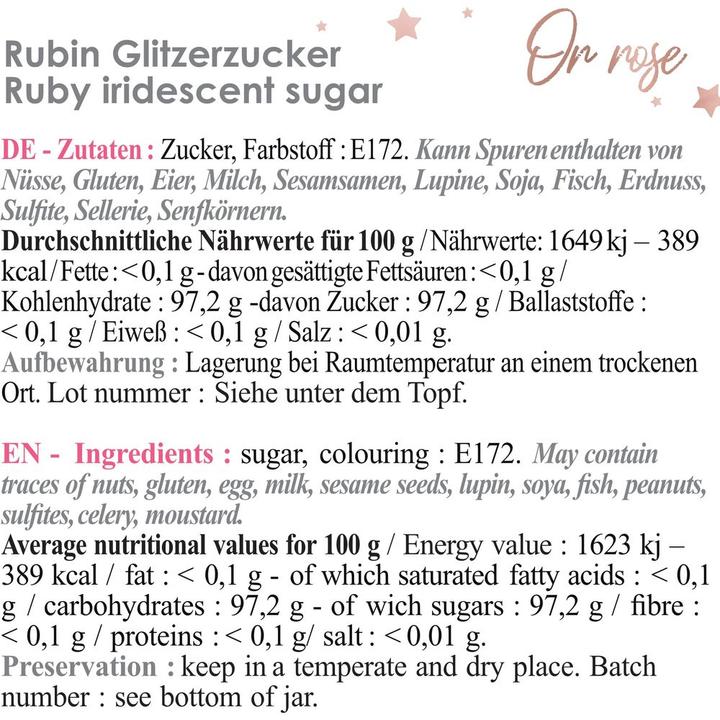 Actual product image ScrapCooking Gold sugar (1 pcs.)