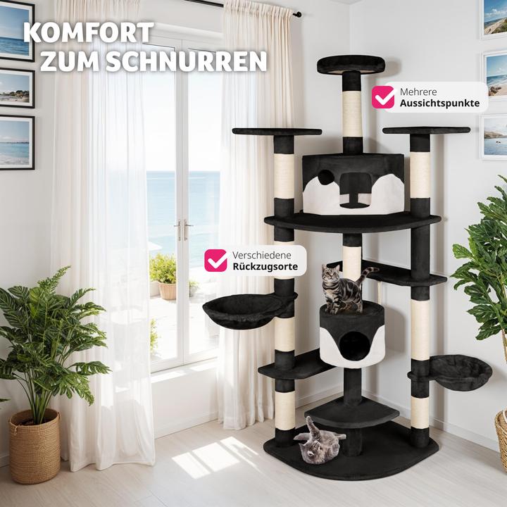 Immagine prodotto tectake Nelly (204 cm, Bianco, Nero)