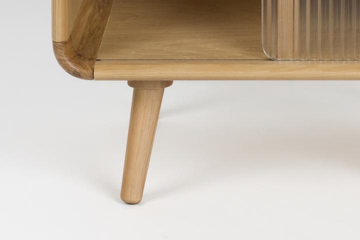 Image du produit Zuiver Side Table / Bed Stand Rise Natural (50 x 40 x 55 cm)