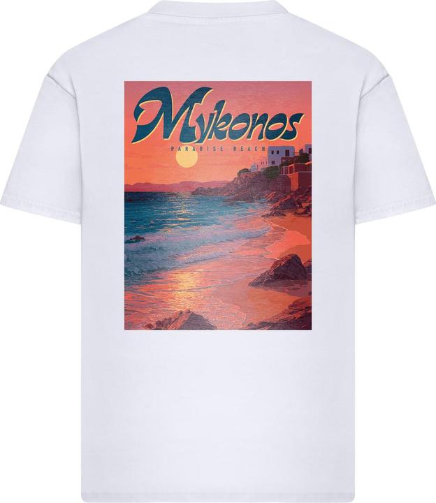 Produktbild MT Mykonos Mood Oversize Tee white S (S)