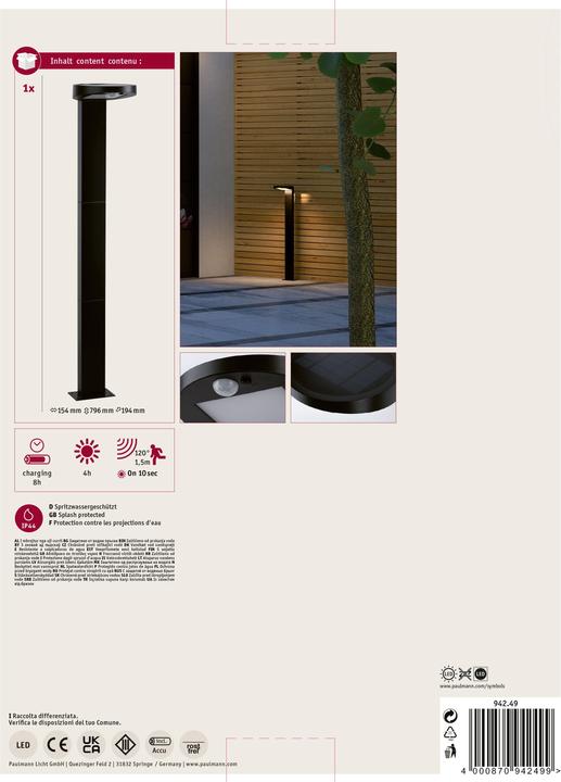 Image du produit Paulmann Ryse (145 lm, IP44)