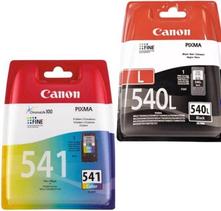 Actual product image Canon PG-540L/CL-541 (C, FC, M, Y)