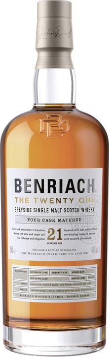 Immagine prodotto BenRiach Il Twenty One 21 Year Old (Whisky scozzese, 1 x 70 cl)
