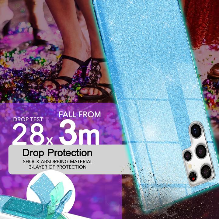 Image du produit Nalia Étui hybride pailleté (Samsung Galaxy S24 Ultra)