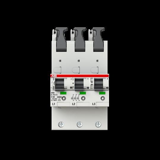 Image du produit ABB Disjoncteur de protection de ligne 3 pôles