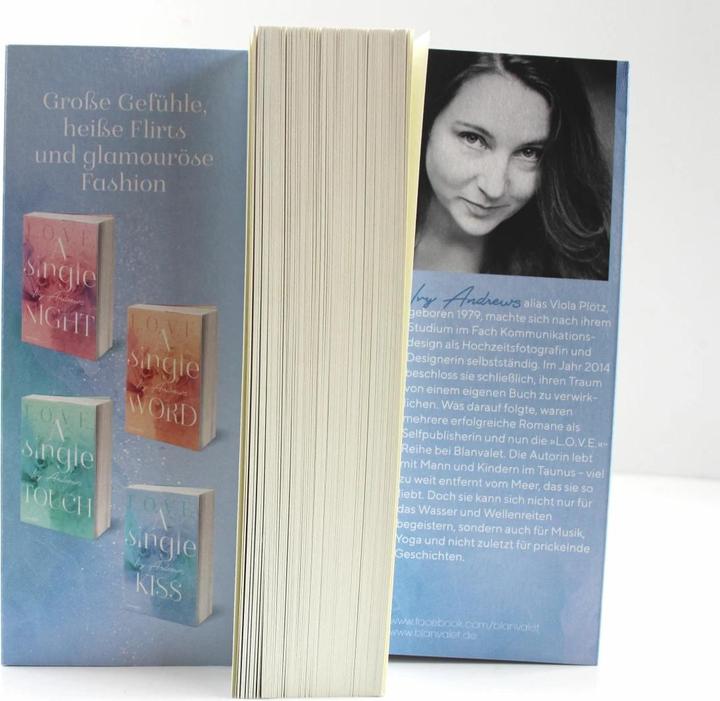 Actual product image A single kiss (German, Ivy Andrews, 2020)