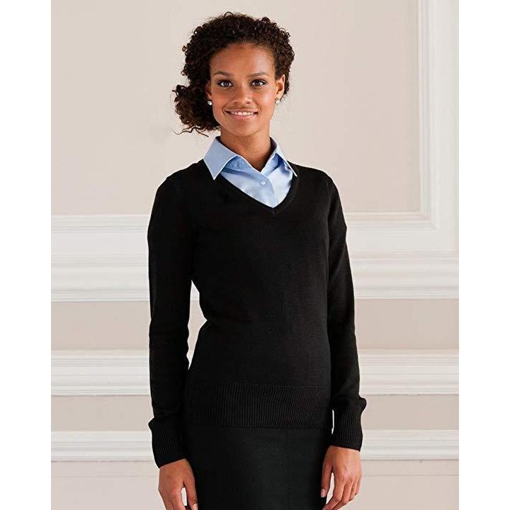 Produktbild Russell Collection Strickpullover mit VAusschnitt (XXS)