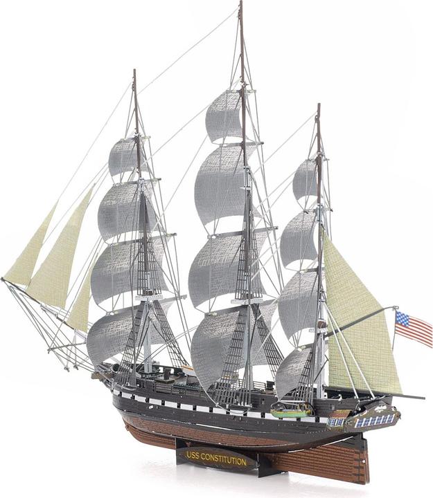 Actual product image Metal Earth USS Constitution