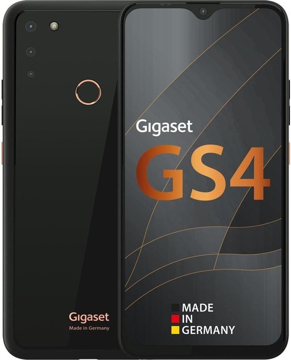 Immagine prodotto Gigaset GS4 (64 GB, Deep Black, 6.30", Doppia SIM + SD, 16 Mpx, 4G)