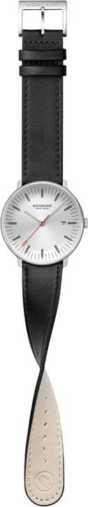 Produktbild Mondaine MLE.41210.LBV Herrenuhr Doppio 41mm (Analoguhr, Swiss Made, 41 mm)
