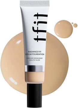 Tfit Radiance Fit Serum Foundation Flawless Coverage Dewy Finish