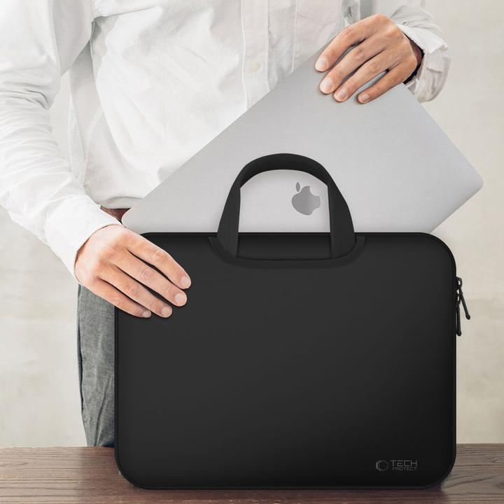 Actual product image Tech-Protect Laptop Bag 15-16 Neoprene - Black (16")