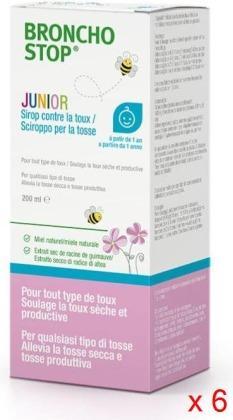 Image du produit Hänseler Bronchostop Junior Hustensaft Thekensteller befüllt 6 Stück (1 pièce(s))